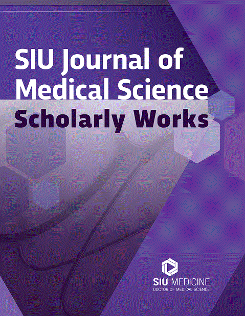 Cover of SIU Journal of Medical Science Scholarly Works